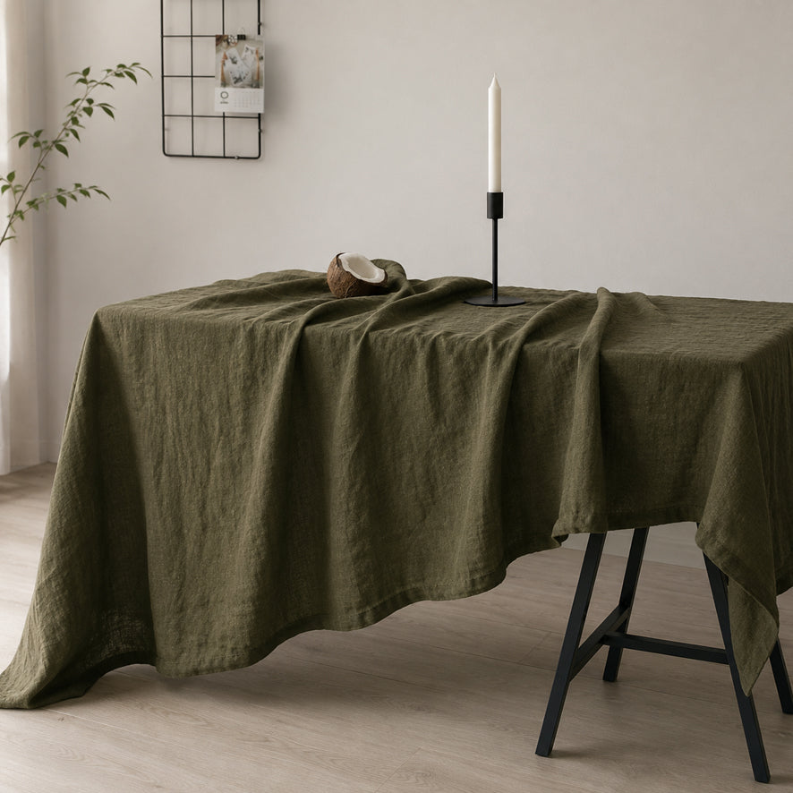 Washed Linen Tablecloth