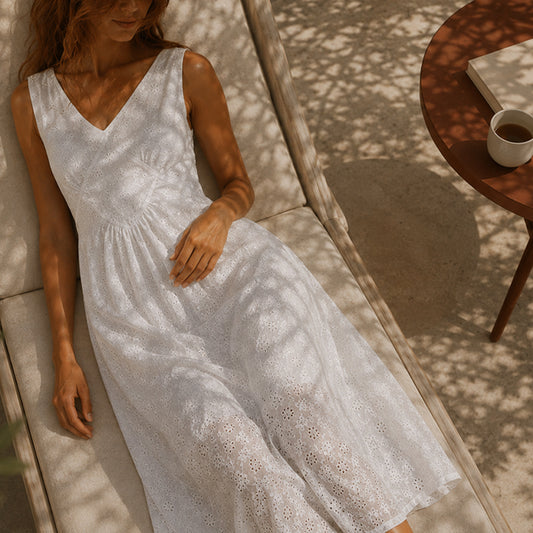 Broderie Home Dress