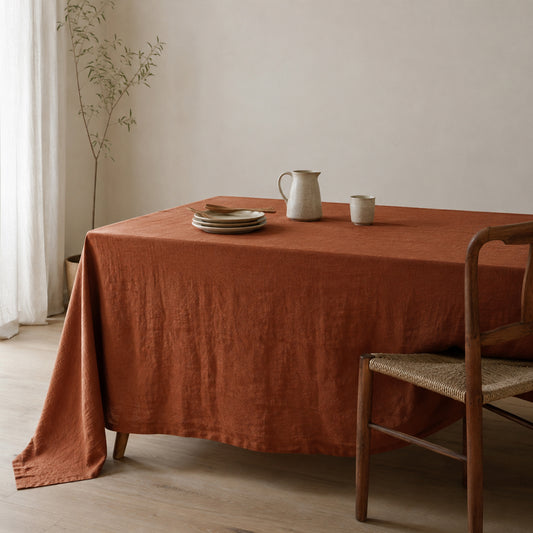 Washed Linen Tablecloth