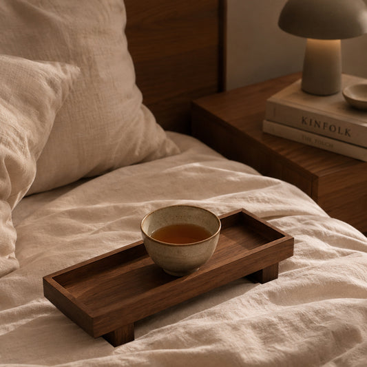 Raised Wooden Ritual Tray