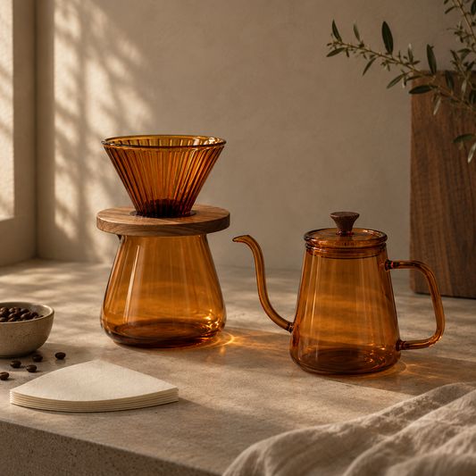 Amber Pour Over Coffee Set
