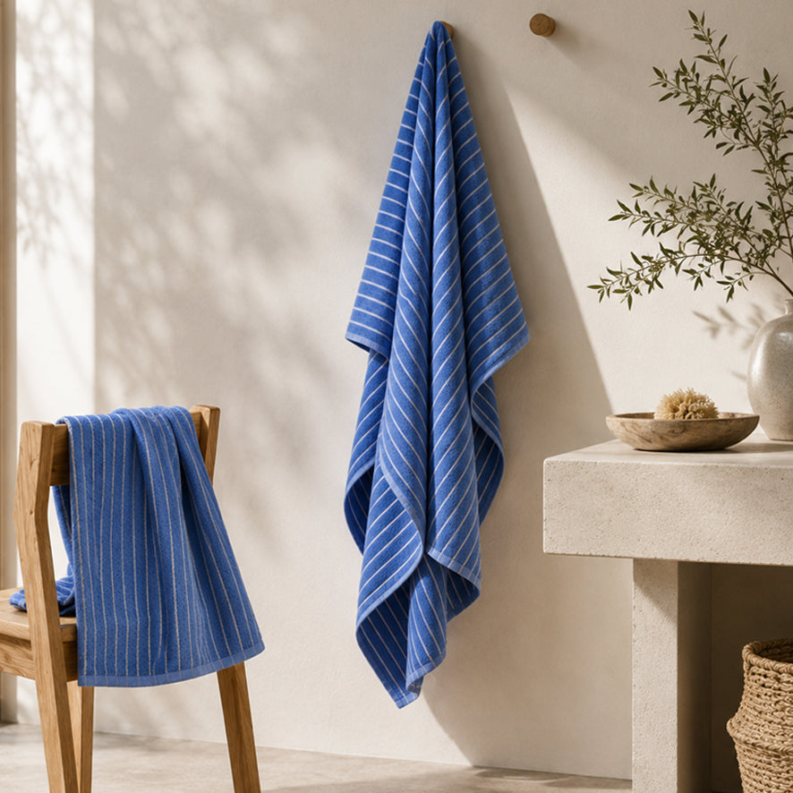 Soft Stripe Cotton Towel