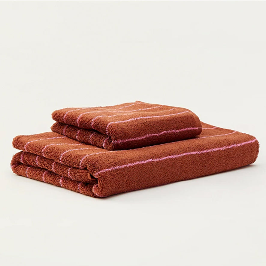 Soft Stripe Cotton Towel